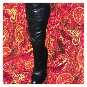 Black Knee High Boots